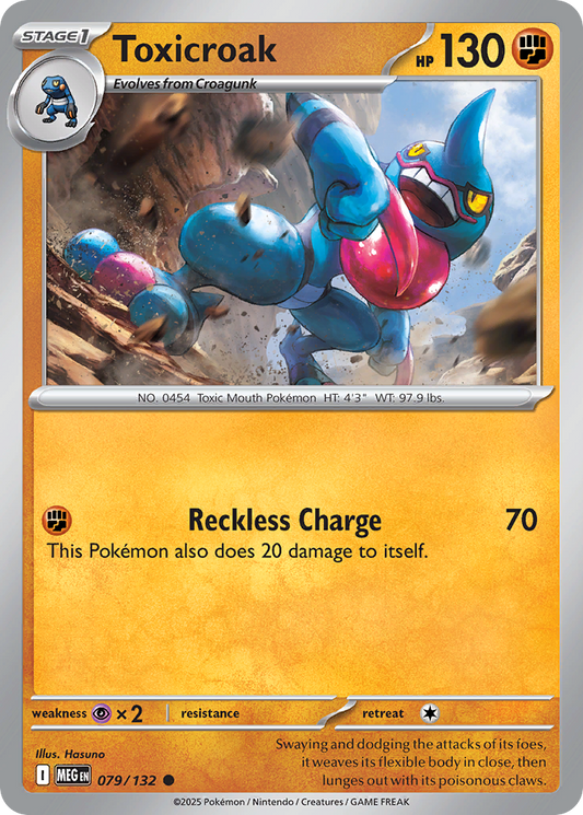 079/132 - Toxicroak - Mega Evolution - Common