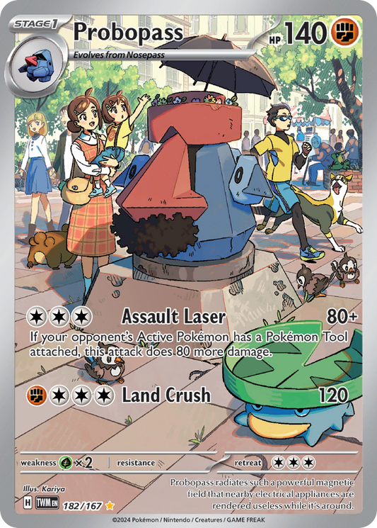 182/167 - Probopass HOLO - Twilight Masquerade - Illustration Rare