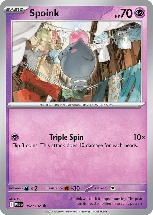 062/132 - Spoink - Mega Evolution - Common