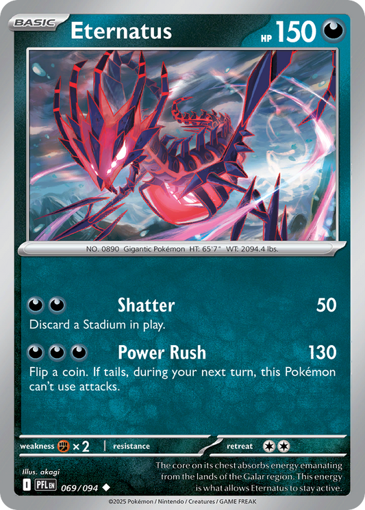 069/094 - Eternatus - Phantasmal Flames - Uncommon