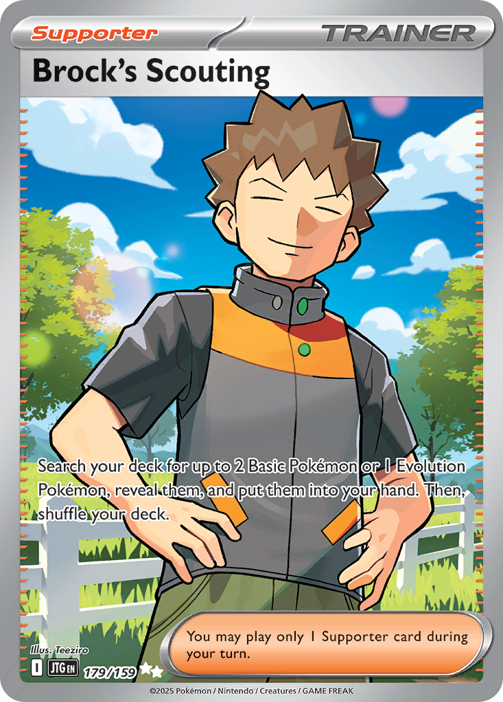 179/159 - Brock's Scouting HOLO - Journey Together - Ultra Rare