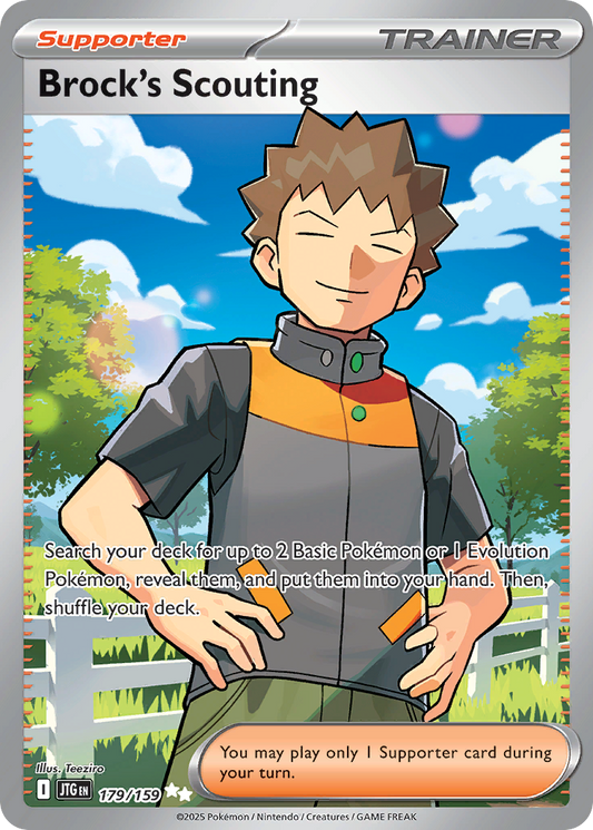 179/159 - Brock's Scouting HOLO - Journey Together - Ultra Rare