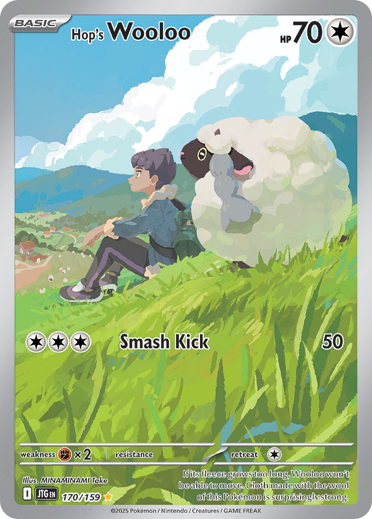170/159 - Hop's Wooloo HOLO - Journey Together - Illustration Rare