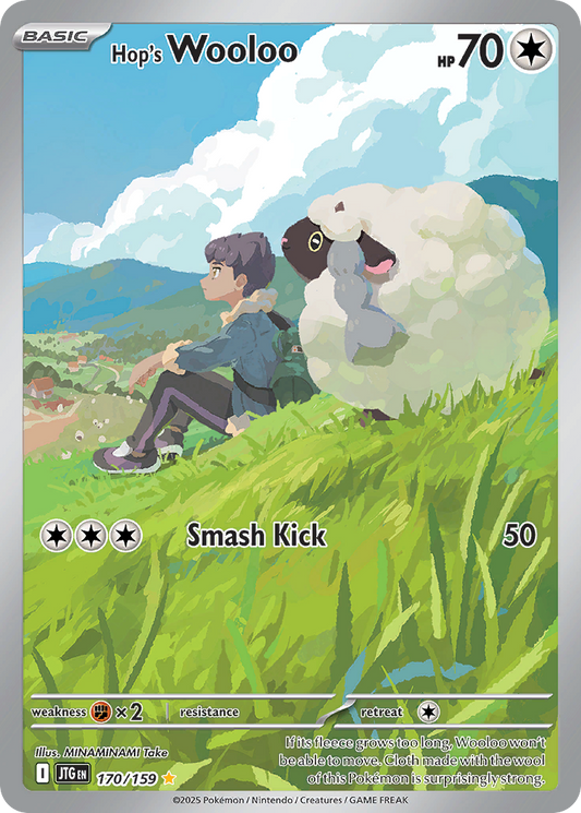 170/159 - Hop's Wooloo HOLO - Journey Together - Illustration Rare