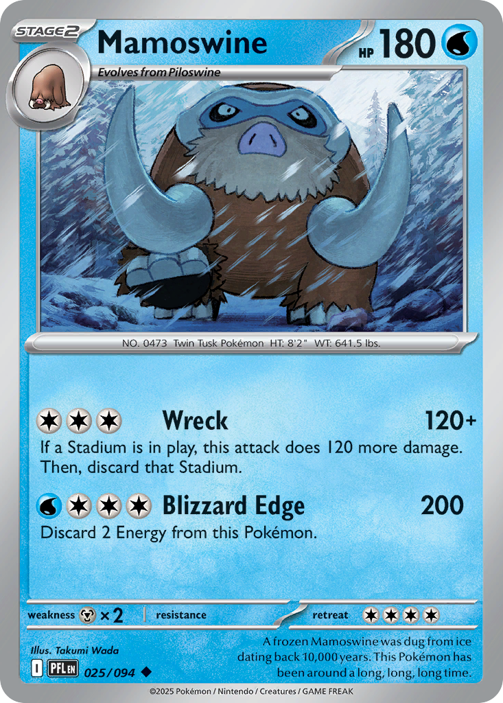 025/094 - Mamoswine - Phantasmal Flames - Uncommon