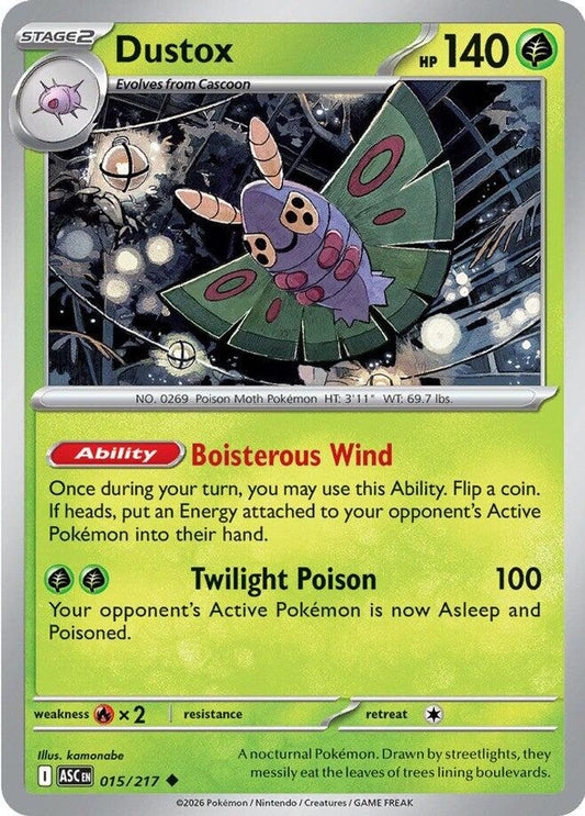 015/217 - Dustox - Ascended Heroes - Uncommon