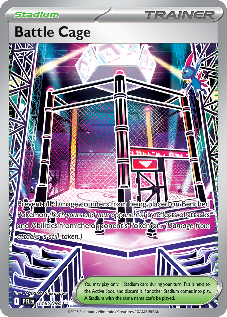 116/094 - Battle Cage HOLO - Phantasmal Flames - Ultra Rare