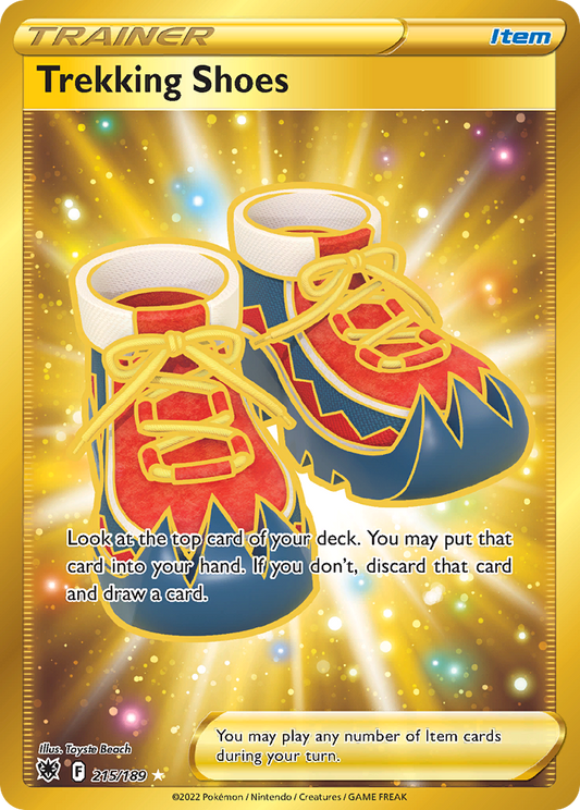 215/189 - Trekking Shoes HOLO - Astral Radiance - Secret Rare