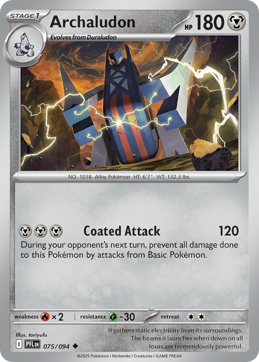 075/094 - Archaludon - Phantasmal Flames - Uncommon