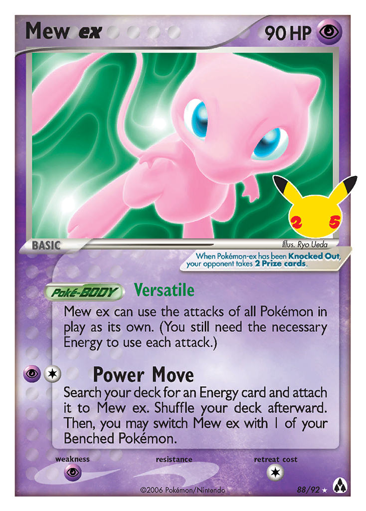 88/92 - Mew ex HOLO - Celebrations: Classic Collection - Classic Collection