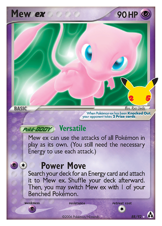 88/92 - Mew ex HOLO - Celebrations: Classic Collection - Classic Collection