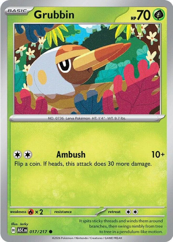 017/217 - Grubbin - Ascended Heroes - Common