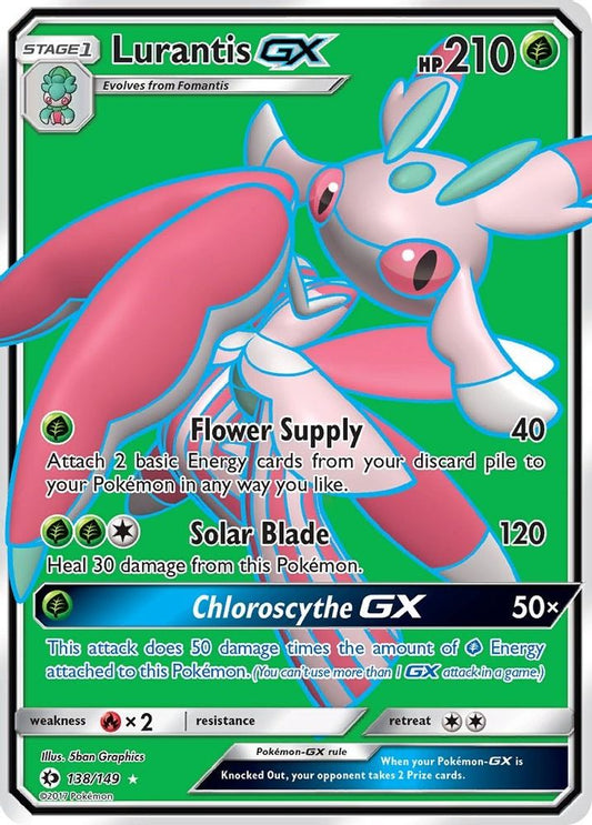 138/149 - Lurantis GX (Full Art) HOLO - SM Base Set - Ultra Rare