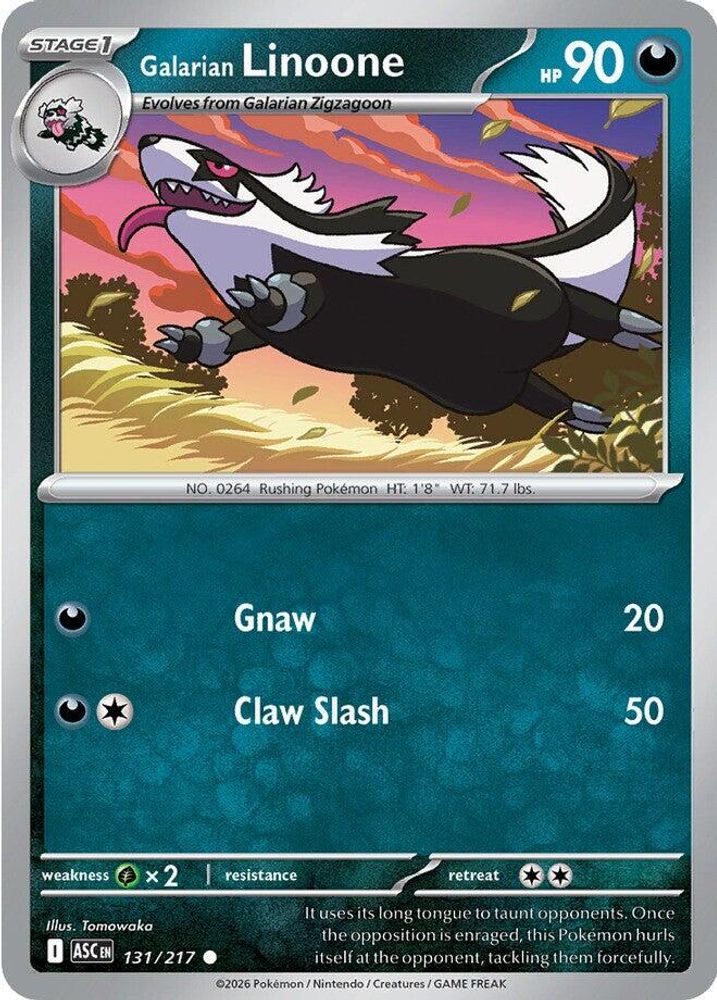 131/217 - Galarian Linoone - Ascended Heroes - Common