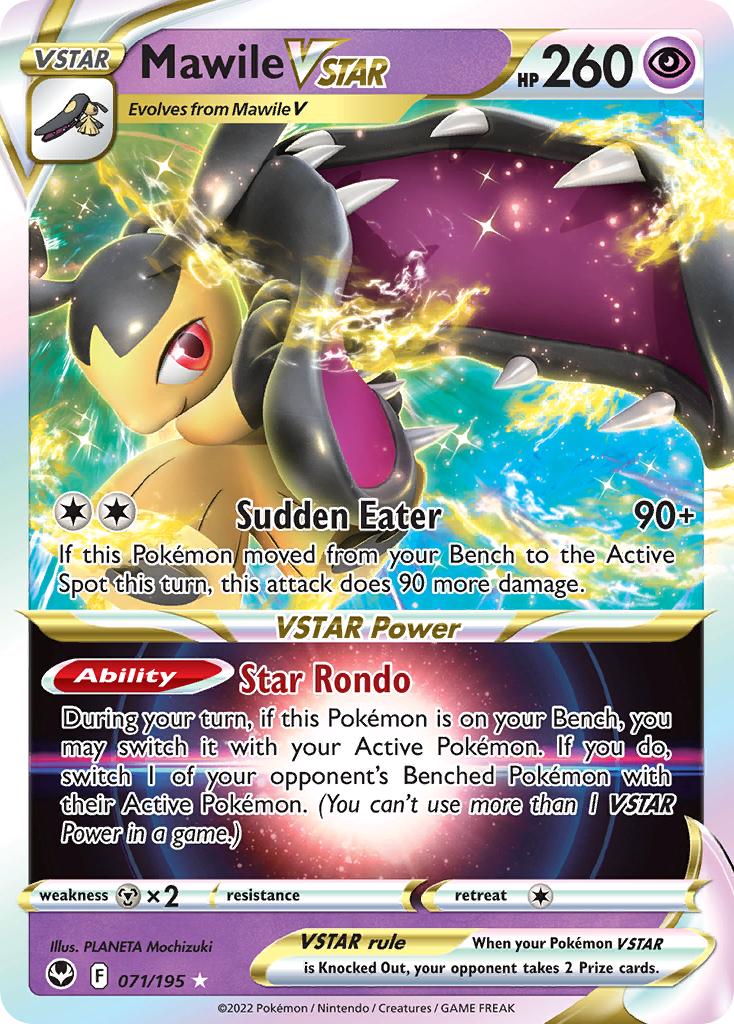 071/195 - Mawile VSTAR HOLO - Silver Tempest - Ultra Rare