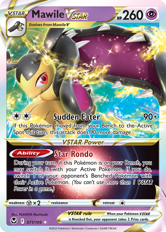 071/195 - Mawile VSTAR HOLO - Silver Tempest - Ultra Rare