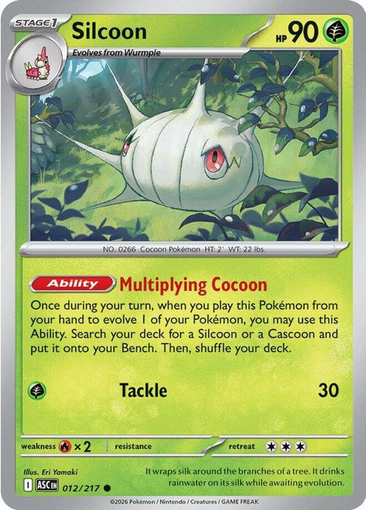 012/217 - Silcoon - Ascended Heroes - Common