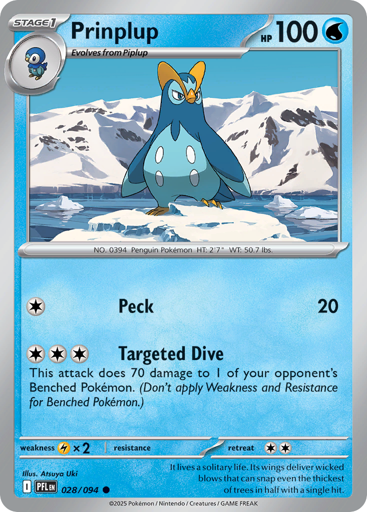 028/094 - Prinplup - Phantasmal Flames - Common