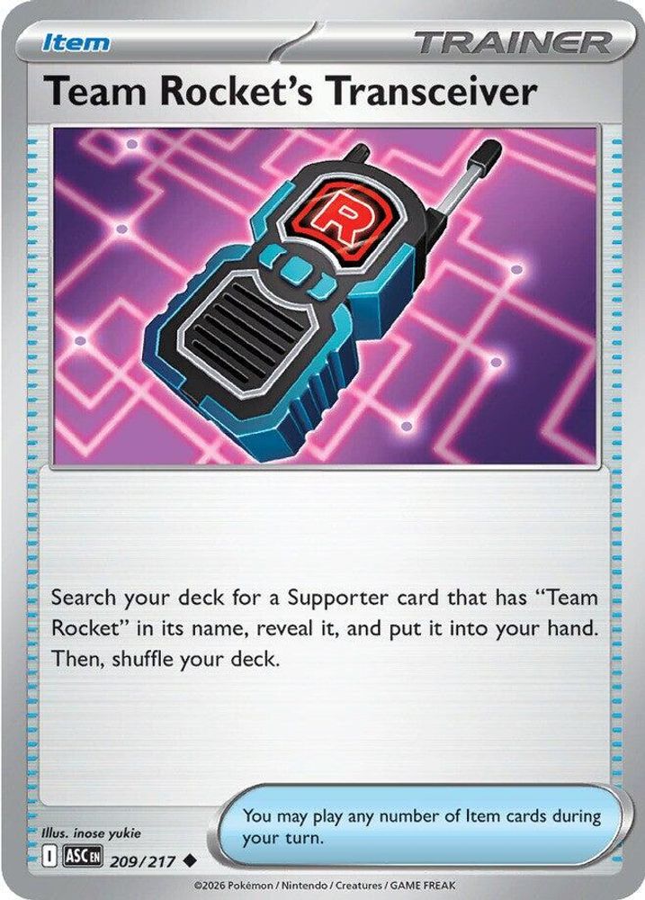 209/217 - Team Rocket's Transceiver - Ascended Heroes - Uncommon