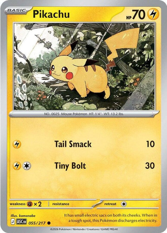 055/217 - Pikachu - Ascended Heroes - Common