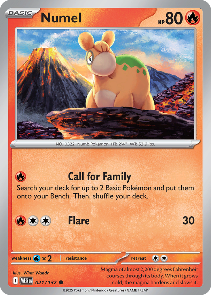 021/132 - Numel - Mega Evolution - Common
