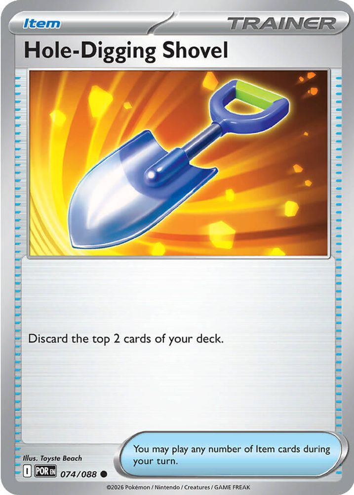 074/088 - Hole-Digging Shovel - Perfect Order - Common