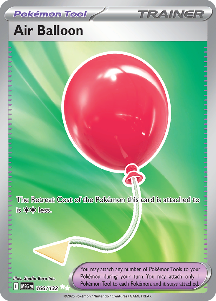 166/132 - Air Balloon HOLO - Mega Evolution - Ultra Rare