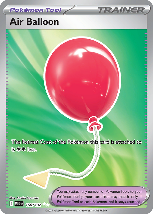166/132 - Air Balloon HOLO - Mega Evolution - Ultra Rare
