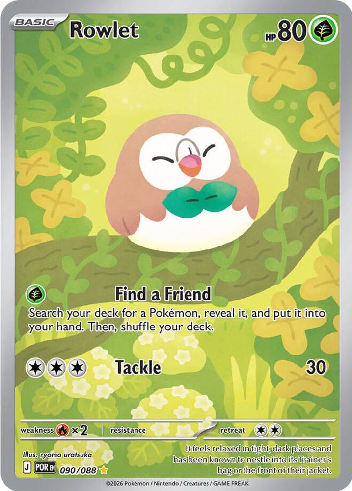 090/088 - Rowlet HOLO - Perfect Order - Illustration Rare