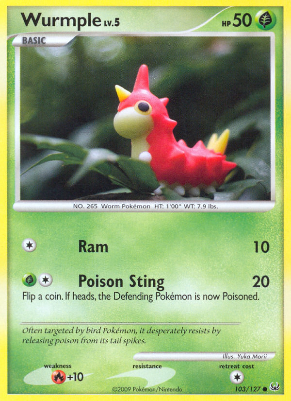 103/127 - Wurmple - Platinum - Common
