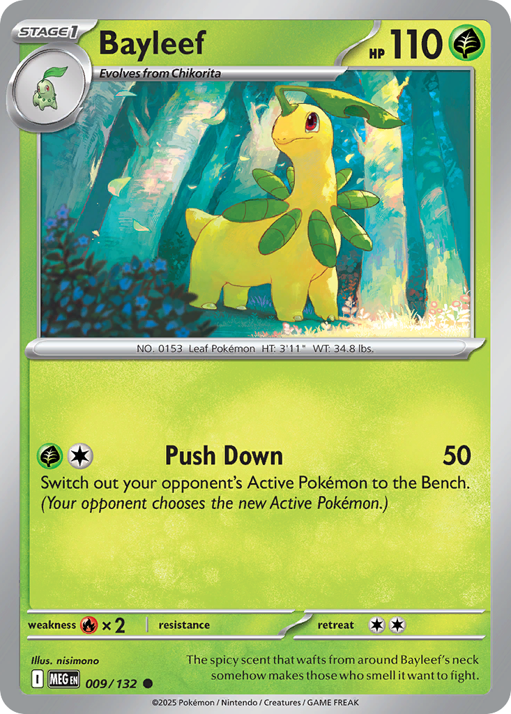 009/132 - Bayleef - Mega Evolution - Common