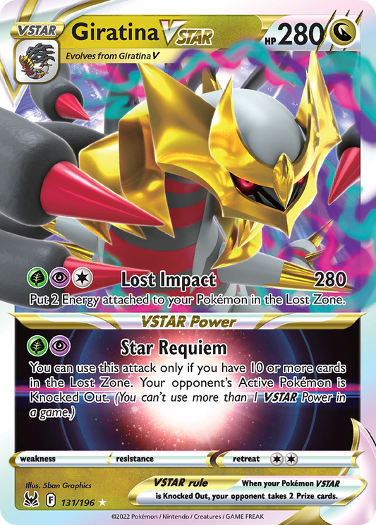 131/196 - Giratina VSTAR HOLO - Lost Origin - Ultra Rare