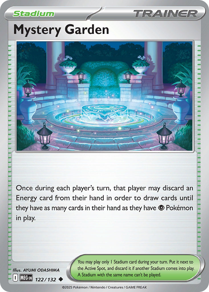 122/132 - Mystery Garden - Mega Evolution - Uncommon