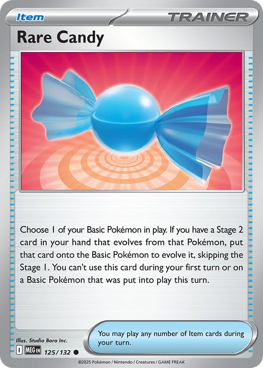 125/132 - Rare Candy - Mega Evolution - Common