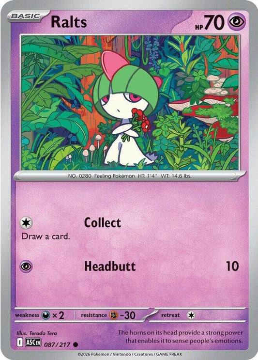 087/217 - Ralts - Ascended Heroes - Common