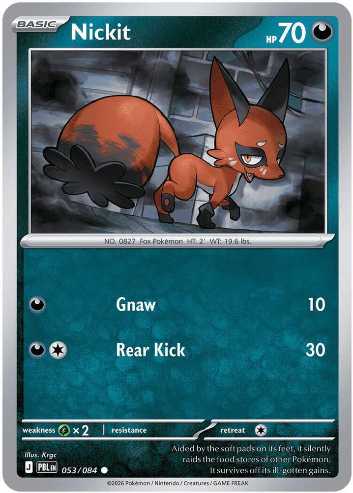 053/084 - Nickit REVERSE HOLO - Pitch Black - Common