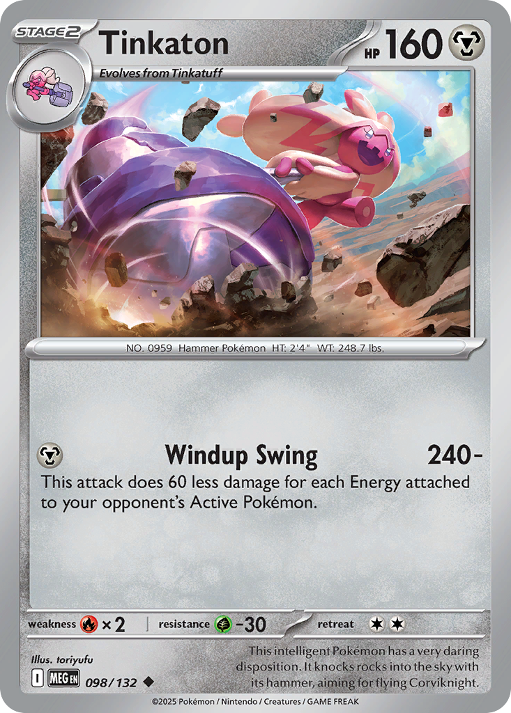 098/132 - Tinkaton - Mega Evolution - Uncommon