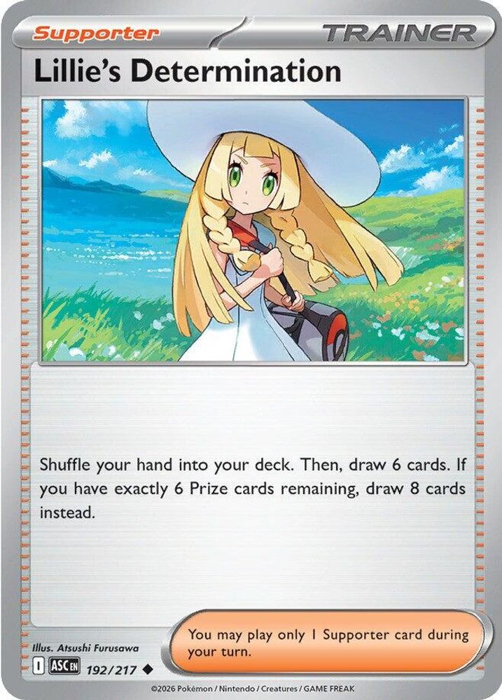 192/217 - Lillie's Determination - Ascended Heroes - Uncommon