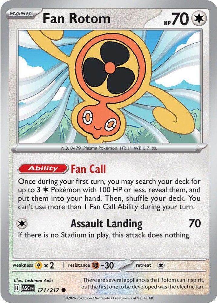 171/217 - Fan Rotom - Ascended Heroes - Common