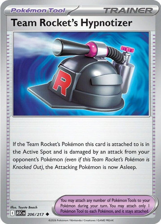 206/217 - Team Rocket's Hypnotizer - Ascended Heroes - Uncommon
