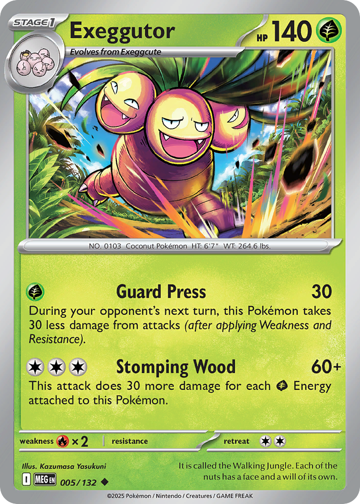 005/132 - Exeggutor - Mega Evolution - Uncommon