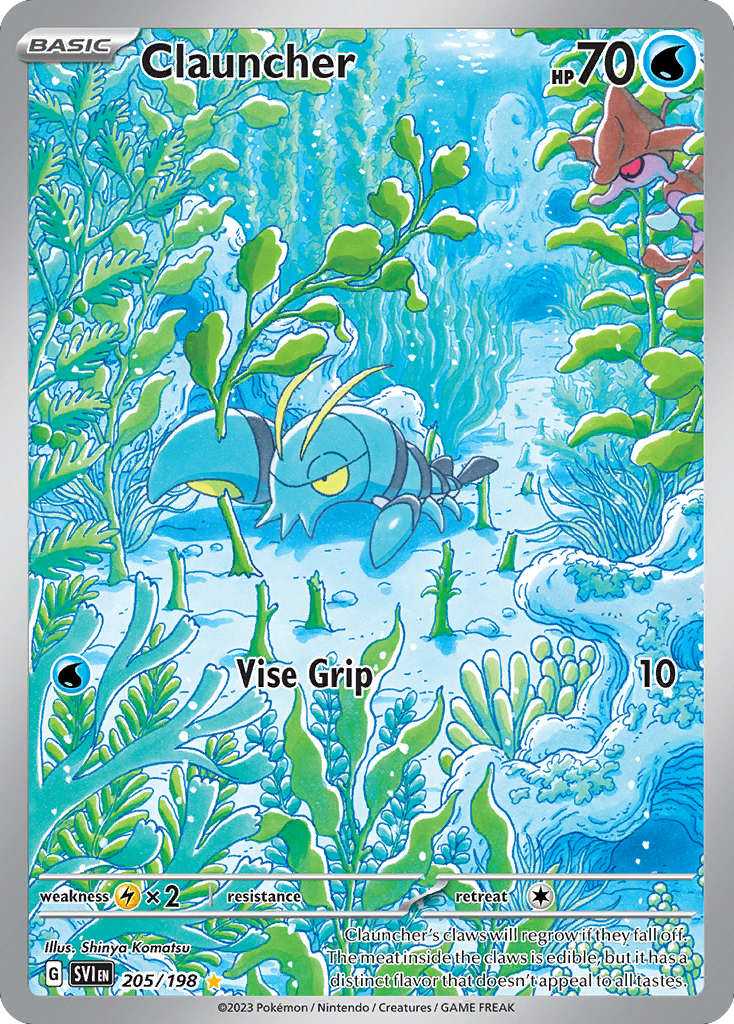 205/198 - Clauncher HOLO - Scarlet & Violet - Illustration Rare
