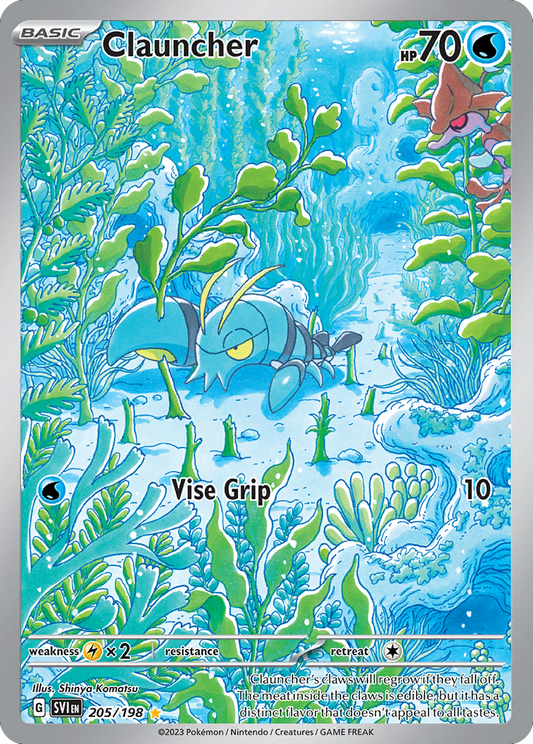 205/198 - Clauncher HOLO - Scarlet & Violet - Illustration Rare
