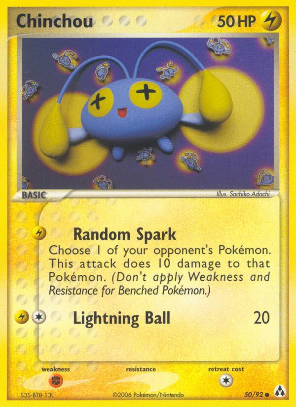 50/92 - Chinchou - Legend Maker - Common