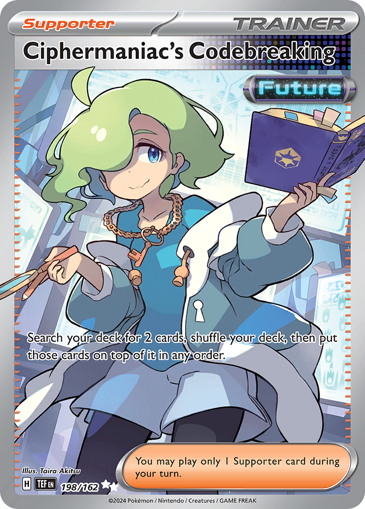 198/162 - Ciphermaniac's Codebreaking HOLO - Temporal Forces - Ultra Rare