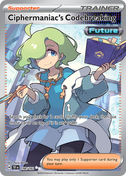 198/162 - Ciphermaniac's Codebreaking HOLO - Temporal Forces - Ultra Rare