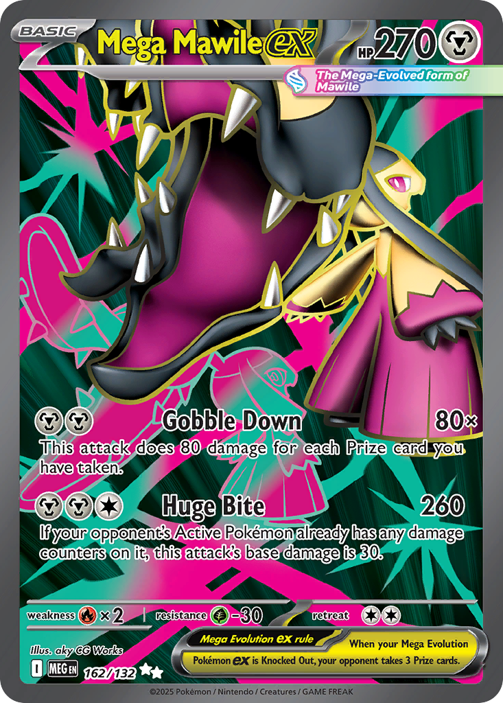 162/132 - Mega Mawile ex HOLO - Mega Evolution - Ultra Rare