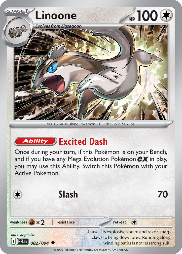 082/094 - Linoone - Phantasmal Flames - Uncommon