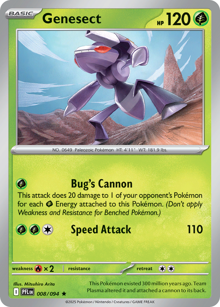 008/094 - Genesect - Phantasmal Flames - Rare