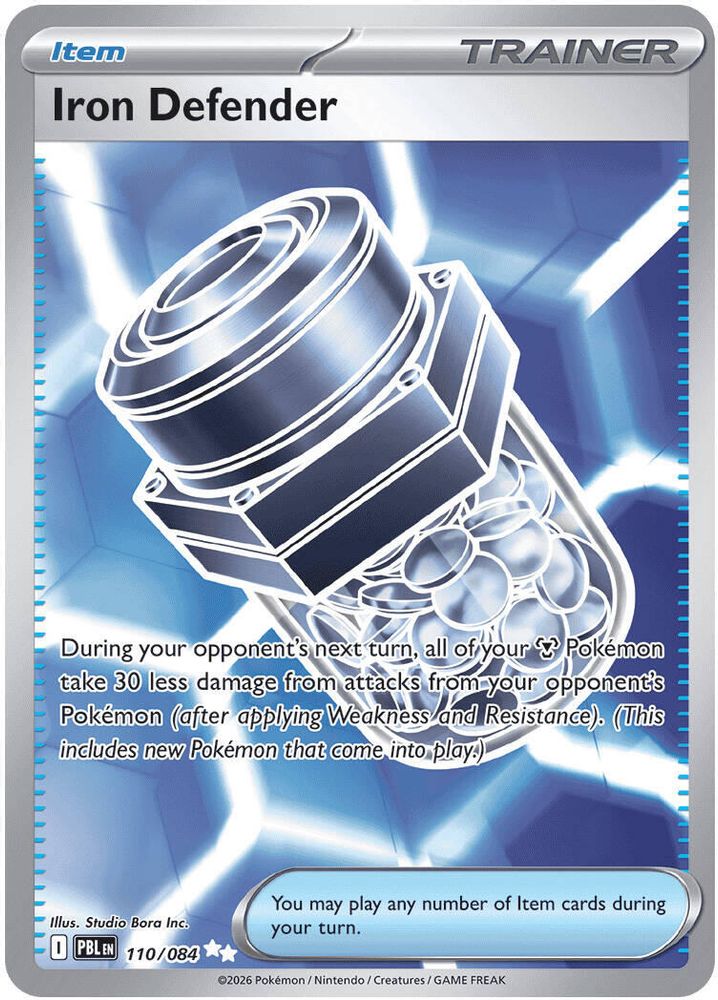 110/084 - Iron Defender - Pitch Black - Ultra Rare